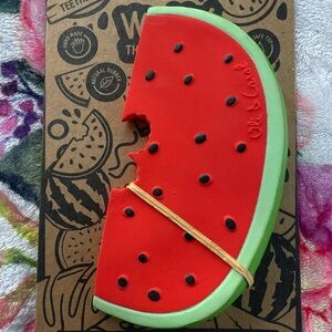 oli+carol baby teether in “Wally the Watermelon”